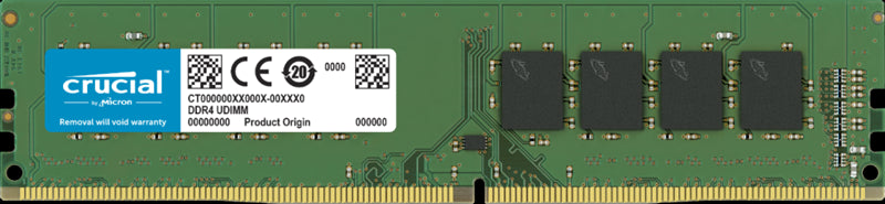 Crucial 8GB (1x8GB) DDR4 UDIMM 3200MHz CL22 1.2V UnRanked Desktop PC Memory RAM Crucial 8GB (1x8GB) DDR4 UDIMM 3200MHz CL22 1.2V UnRanked Desktop PC Memory RAM